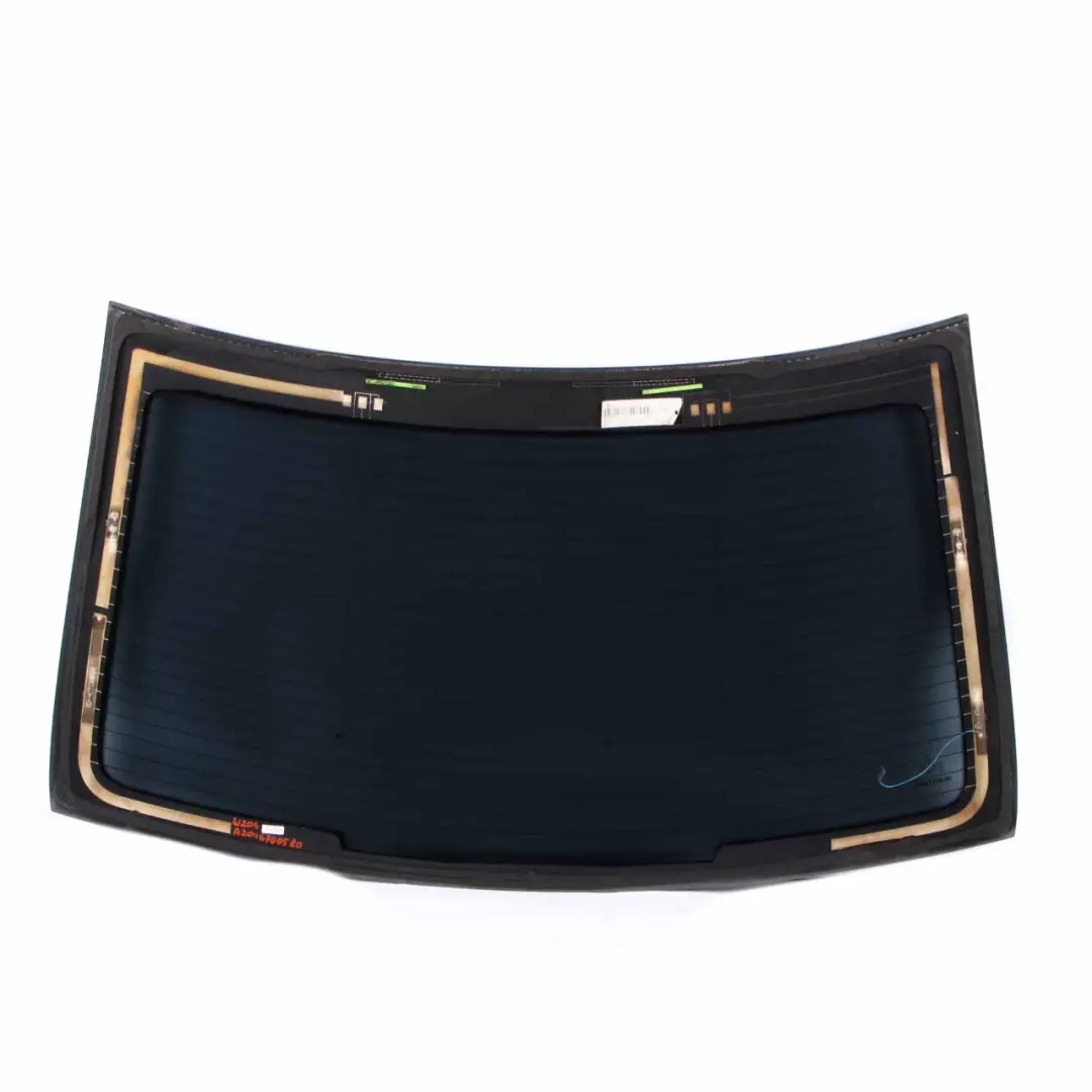 Window Windshield Glass Glazing AS2 Green Foil Tinted to Mercedes W204 Rear with Part number A2046700580 Mercedes W204 Rear Window Windshield Glass Glazing AS2 Green Foil Tinted - SKU A2046700580 - Part number A2046700580