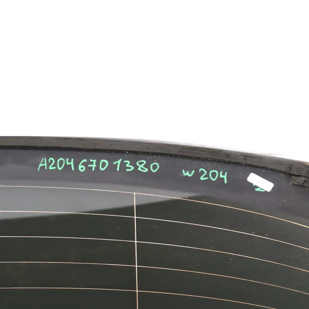 Window Glass AS3 Tinted Glazing Glass Panel to Mercedes C204 Rear with Part number A2046701380 Mercedes C204 Rear Window Glass AS3 Tinted Glazing Glass Panel - SKU A2046701380 - Part number A2046701380