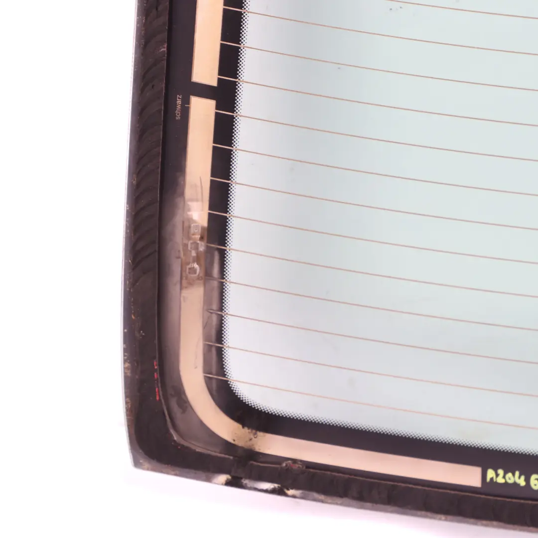 Window Windshield Glass Glazing AS2 Green Foil Tinted Saloon to Mercedes W204 Rear with Part number A2046701700 Mercedes W204 Rear Window Windshield Glass Glazing AS2 Green Foil Tinted Saloon - SKU A2046701700-1 - Part number A2046701700