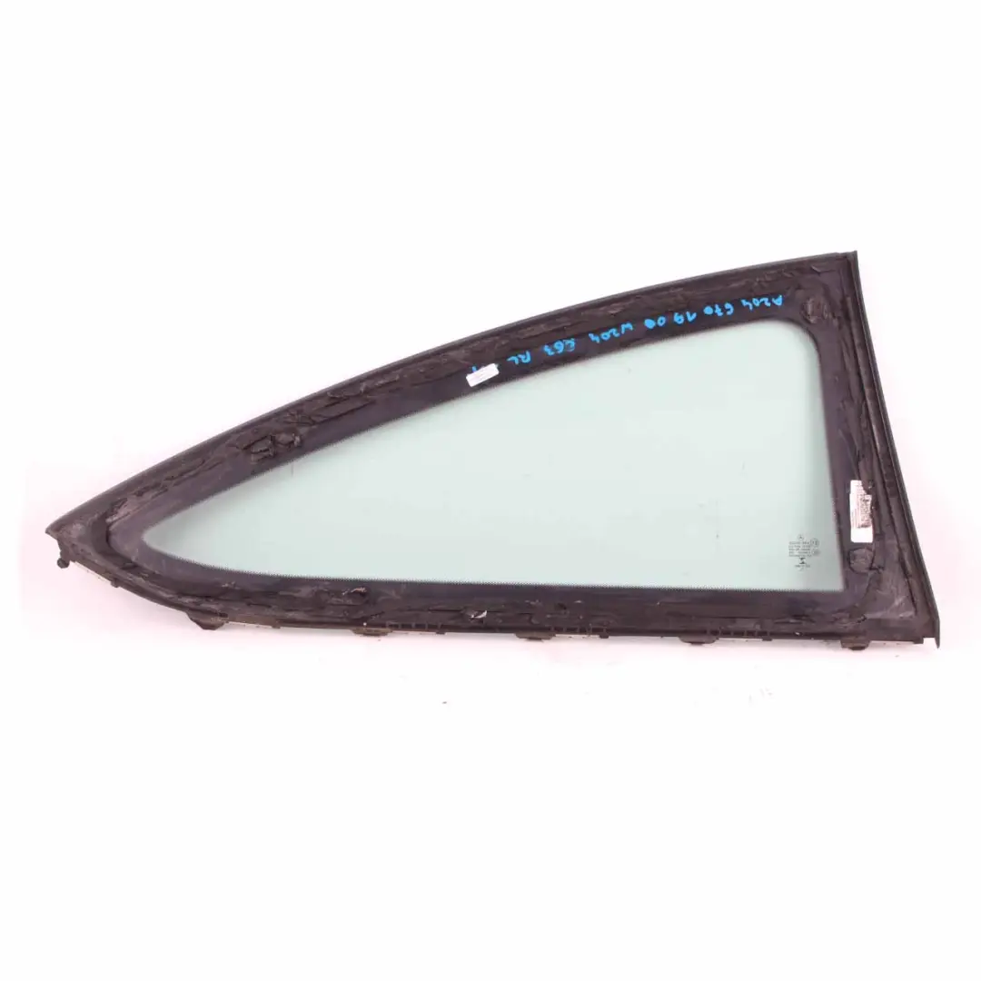 Quarter Side Window Mercedes W204 Coupe Rear Left N/S Green Window Glass AS2 to with Part number A2046701900 Quarter Side Window Mercedes W204 Coupe Rear Left N/S Green Window Glass AS2 - SKU A2046701900 - Part number A2046701900