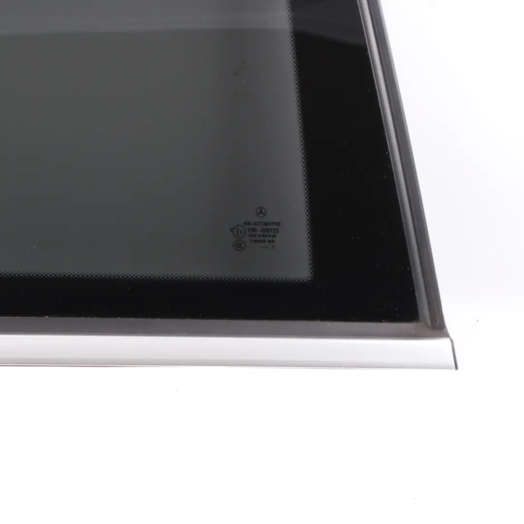 Quarter Side Window Glass Rear Right O/S Tinted to Mercedes C204 with Part number A2046706812 Mercedes C204 Quarter Side Window Glass Rear Right O/S Tinted - SKU A2046706812-1 - Part number A2046706812