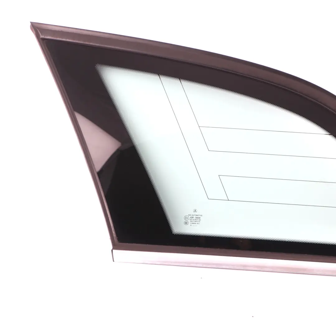 Quarter Side Window Glass Rear Left N/S AS2 to Mercedes S204 with Part number A2046730310 Mercedes S204 Quarter Side Window Glass Rear Left N/S AS2 - SKU A2046730310 - Part number A2046730310