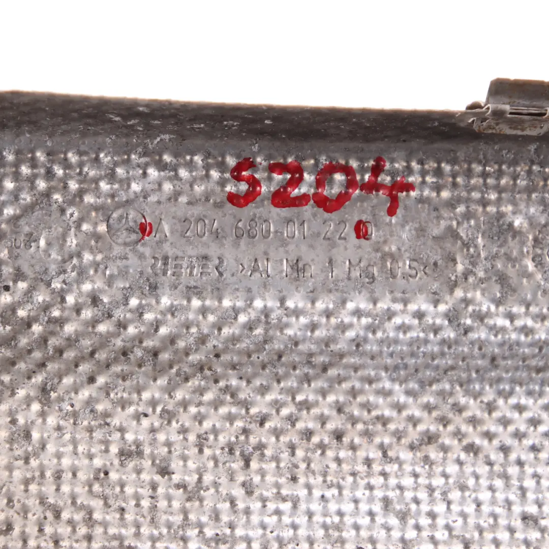 Mercedes W204 Plaque protection thermique échappement arrière gauche - SKU A2046800122 - Numéro de pièce A2046800122