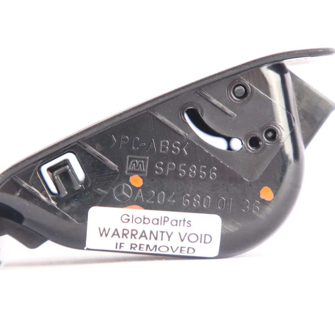 Mercedes W204 Copertura Isofix Panchina posteriore Divano Pannello Nero - SKU A2046800136 - Numero di parte A2046800136