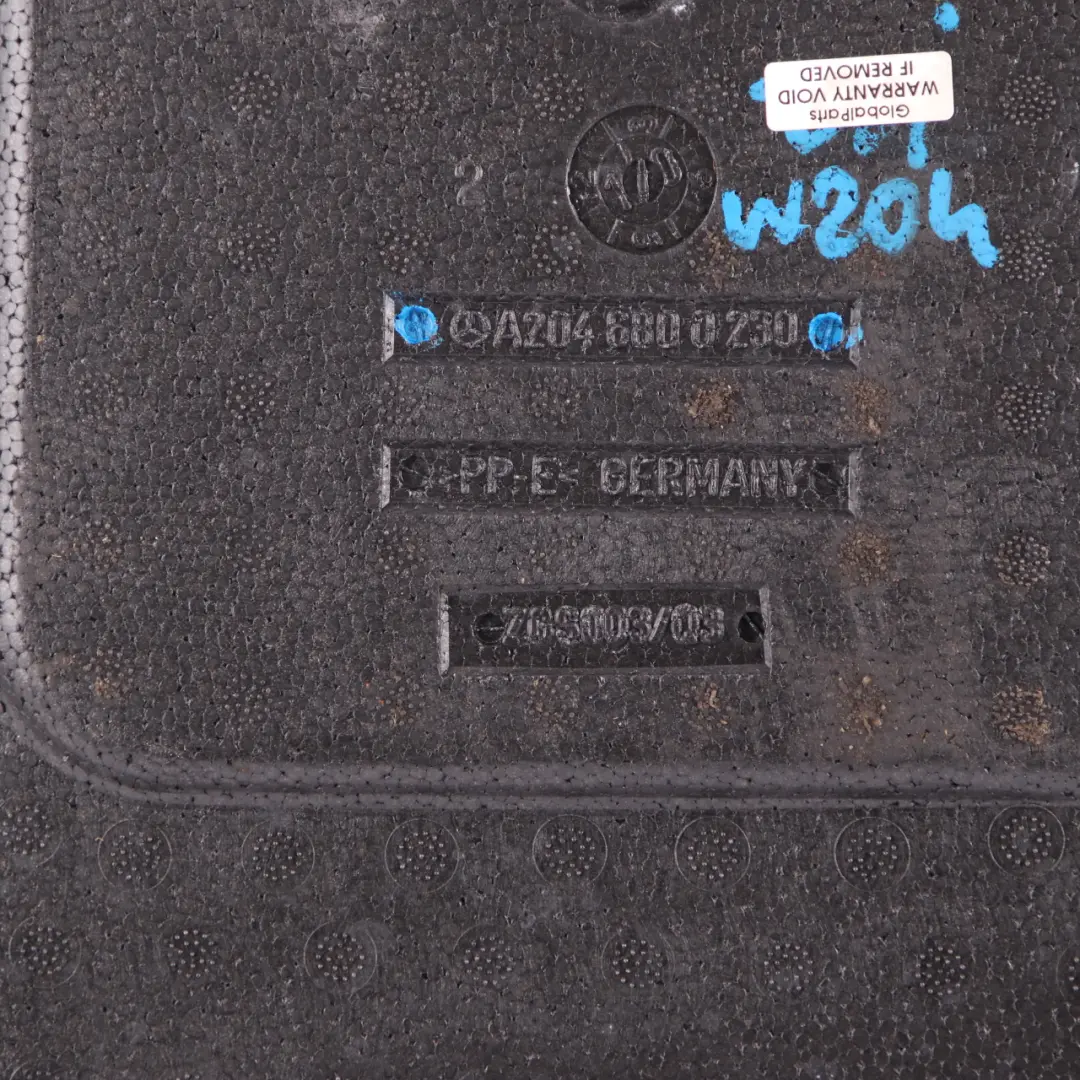 Boot Trunk Estate Loading Floor Panel Tool Kit Foam to Mercedes W204 with Part number A2046800230 Mercedes W204 Boot Trunk Estate Loading Floor Panel Tool Kit Foam - SKU A2046800230 - Part number A2046800230