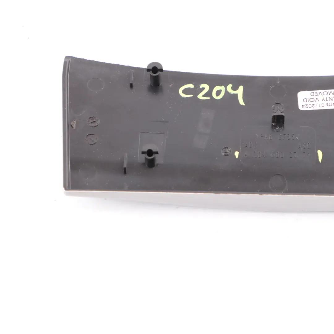 Mercedes C204 Ashtray Storage Top Cover Trim Console Aluminium - SKU A2046802771 - Part number A2116801139