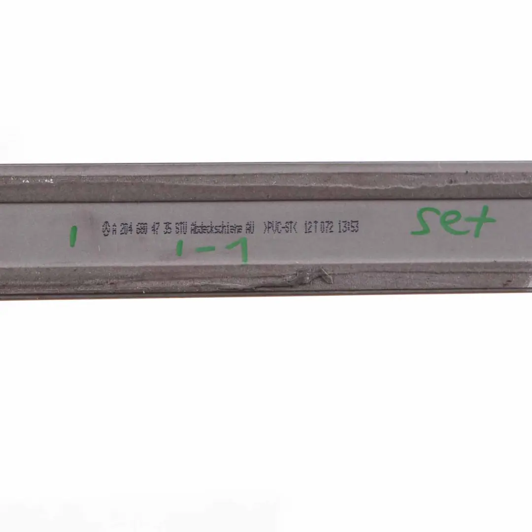 Mercedes W204 C63 AMG Front Cover Strip Sill Step Plate Entrance Set - SKU A2046804735-1 - Part number A2046804735