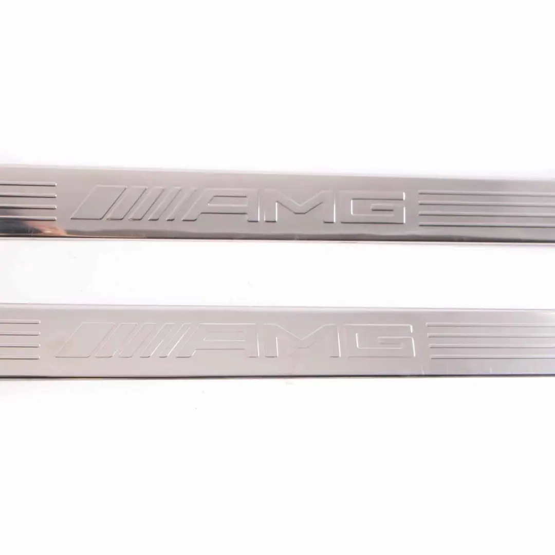 C63 AMG Front Cover Strip Sill Step Plate Entrance Set to Mercedes W204 with Part number A2046804735 Mercedes W204 C63 AMG Front Cover Strip Sill Step Plate Entrance Set - SKU A2046804735-1 - Part number A2046804735