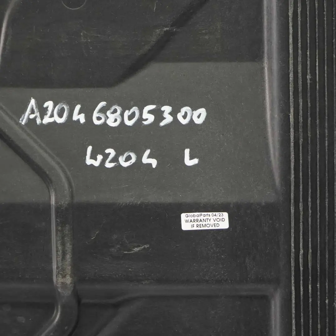 Mercedes W204 Underfloor Panel Left N/S Underride Underbody Shield - SKU A2046805300 - Part number A2046805300