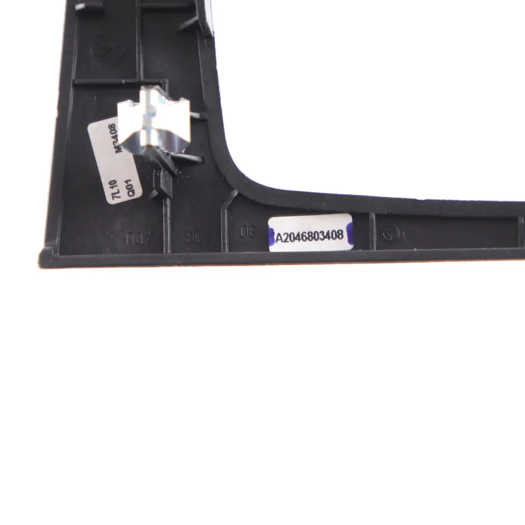 Mercedes W204 Gear Shift Selector Cover Lever Surround Trim Aluminum A2046803408 - SKU A2046807208 - Part number A2046807208