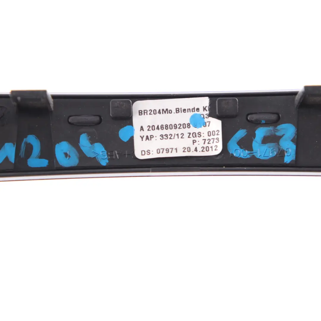 Mercedes W204 Dashboard Climate Control Trim Cover Surround Frame - SKU A2046809208 - Part number A2046809208