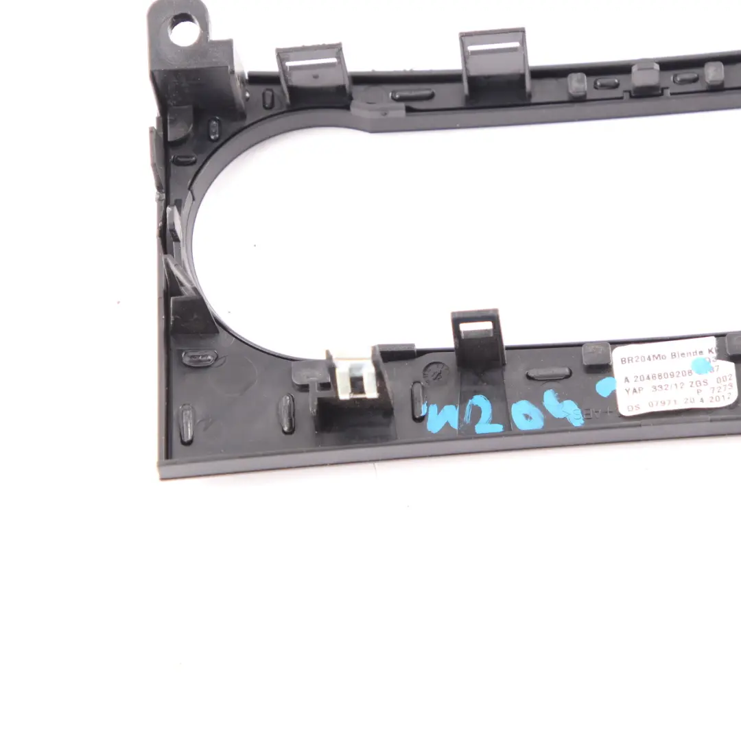 Mercedes W204 Dashboard Climate Control Trim Cover Surround Frame - SKU A2046809208 - Part number A2046809208