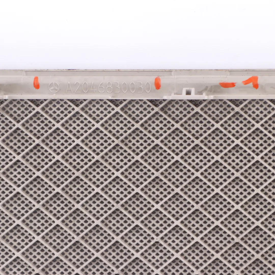 Mercedes W204 Rear Shelf Speaker Cover Panel Trim Grey - SKU A2046830030-1 - Part number A2046830030