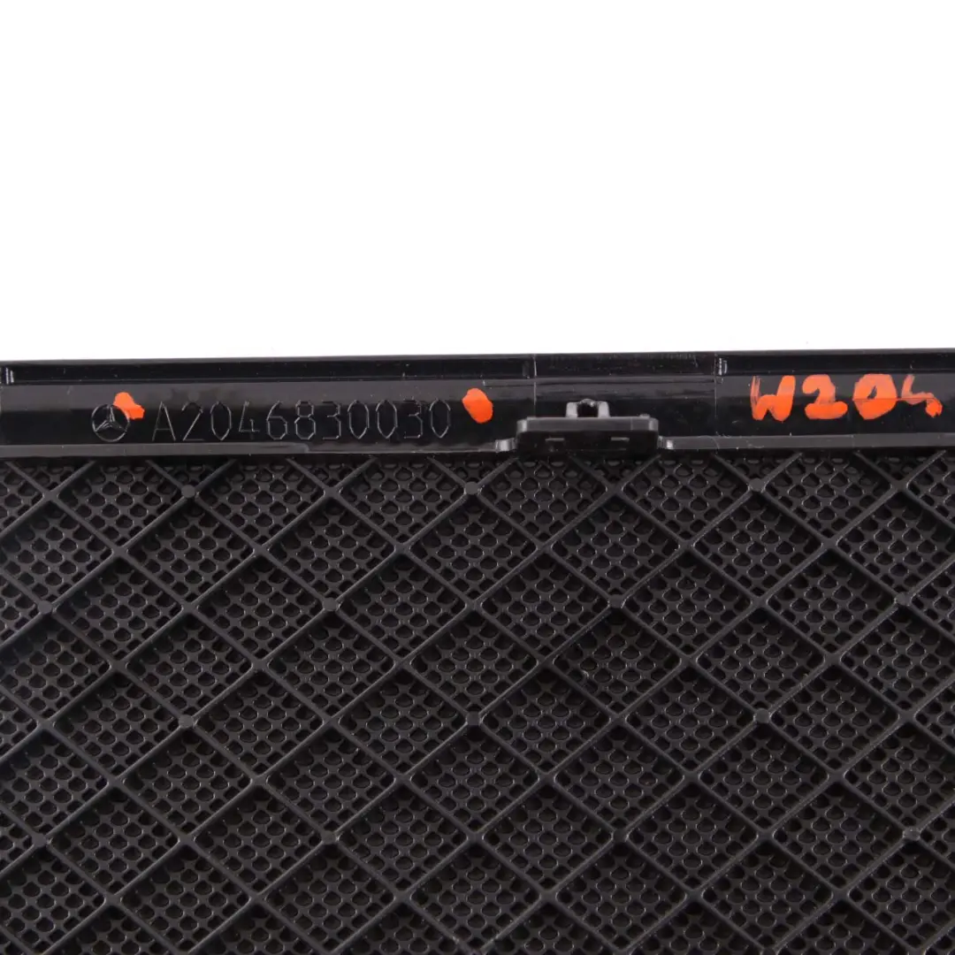 Mercedes W204 Rear Shelf Speaker Cover Panel Trim Black - SKU A2046830030 - Part number A2046830030