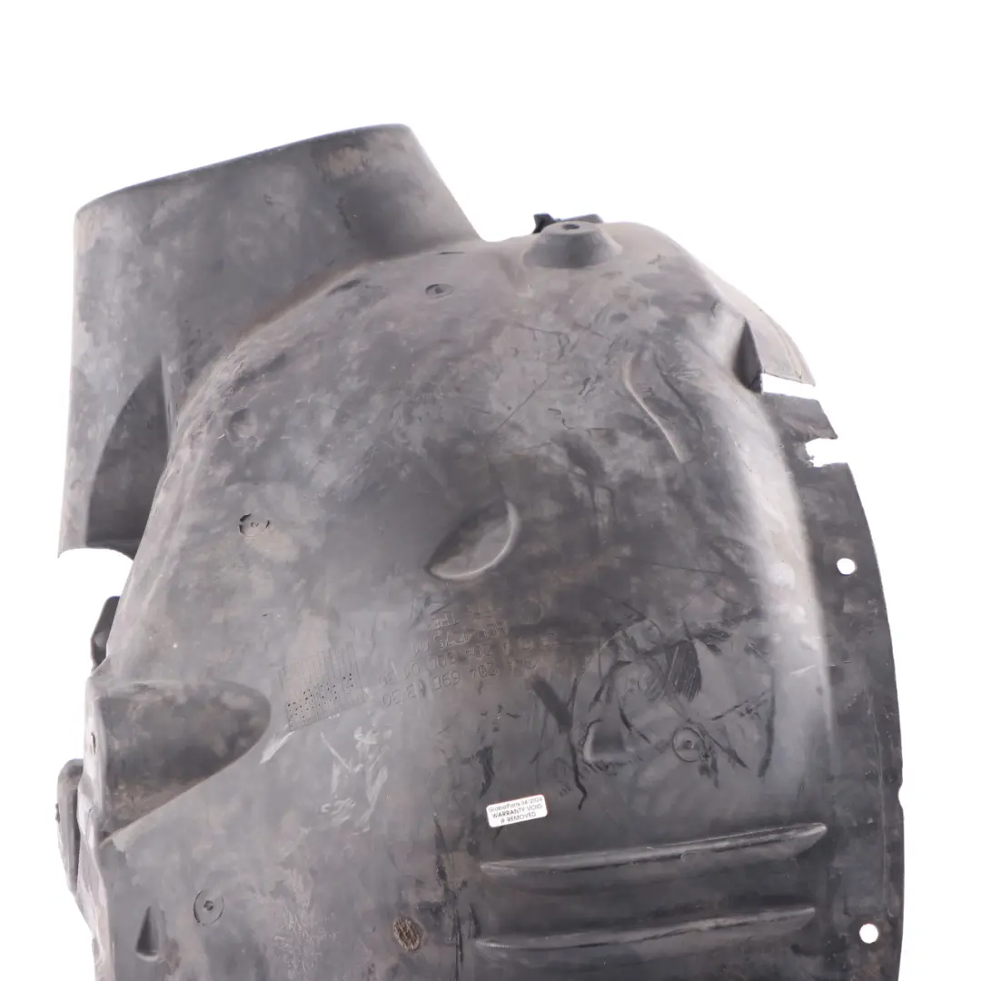 Arch Mercedes W204 Front Left N/S Mud Flap Panel Front Section A2046981330 to Wheel with Part number A2046900130 Wheel Arch Mercedes W204 Front Left N/S Mud Flap Panel Front Section A2046981330 - SKU A2046900130-1 - Part number A2046900130