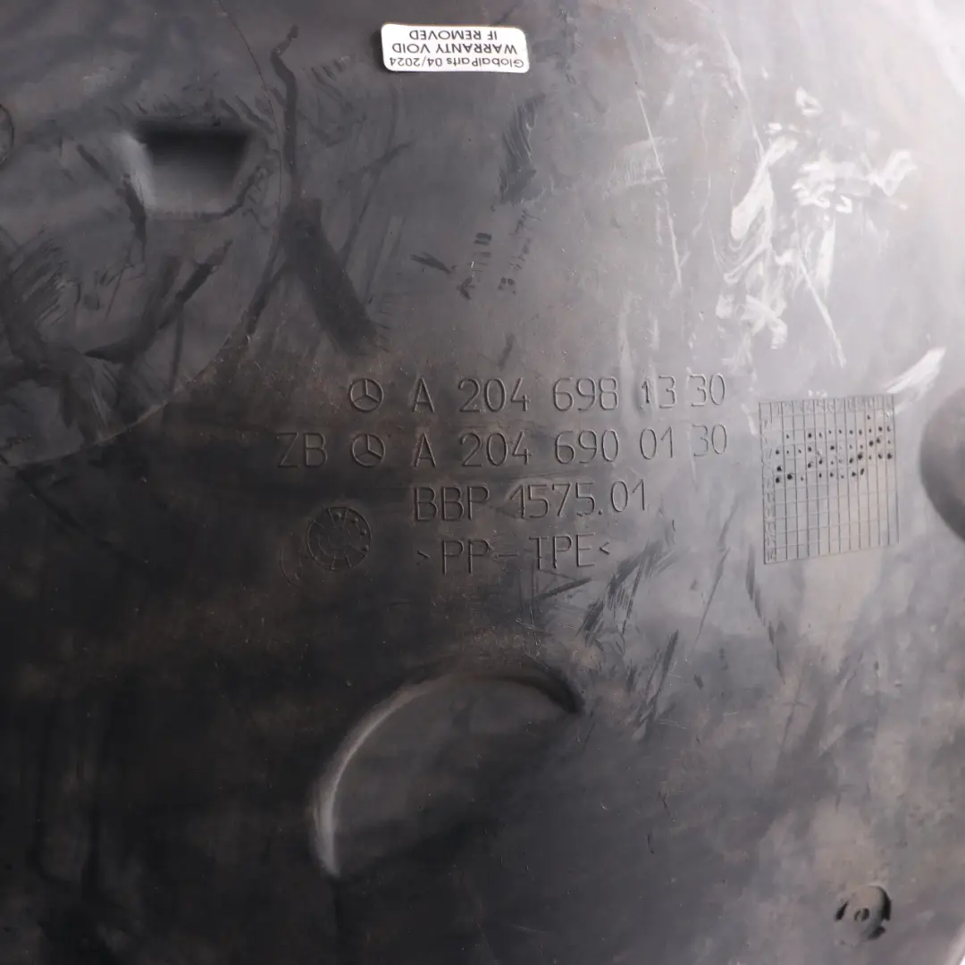 Arch Mercedes W204 Front Left N/S Mud Flap Panel Front Section A2046981330 to Wheel with Part number A2046900130 Wheel Arch Mercedes W204 Front Left N/S Mud Flap Panel Front Section A2046981330 - SKU A2046900130-1 - Part number A2046900130