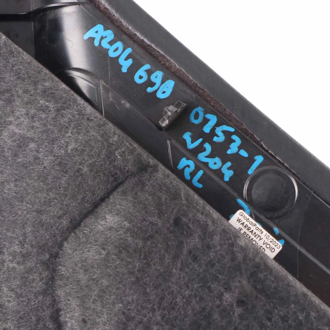 Door Card Rear Left N/S Quarter Trim Panelling Cover Black to Mercedes W204 Coupe with Part number A2046900153 Mercedes W204 Coupe Door Card Rear Left N/S Quarter Trim Panelling Cover Black - SKU A2046900153-1 - Part number A2046900153