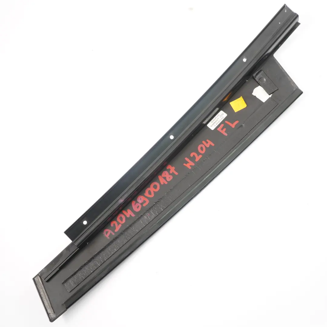 Mercedes W204 Door Pillar Trim Cover Panel Front Left N/S Black - SKU A2046900187 - Part number A2046900187
