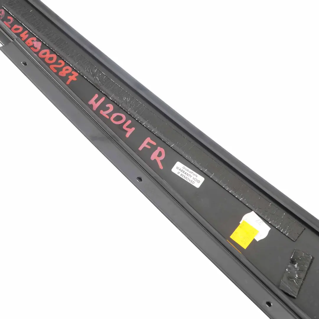  Colonnina Porta Mercedes W204 Anteriore Destra Cover Panel Nero - SKU A2046900287 - Numero di parte A2046900287