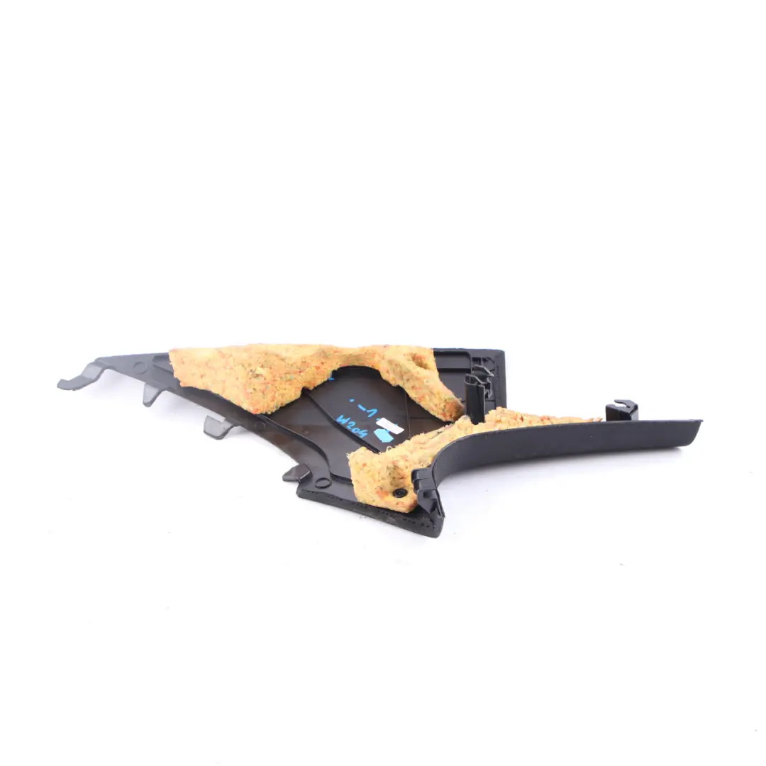 Mercedes W204 Cover C-Pillar Trim Rear Right O/S Panel Trunk Black 2 - SKU A2046900625-2 - Part number A2046900625