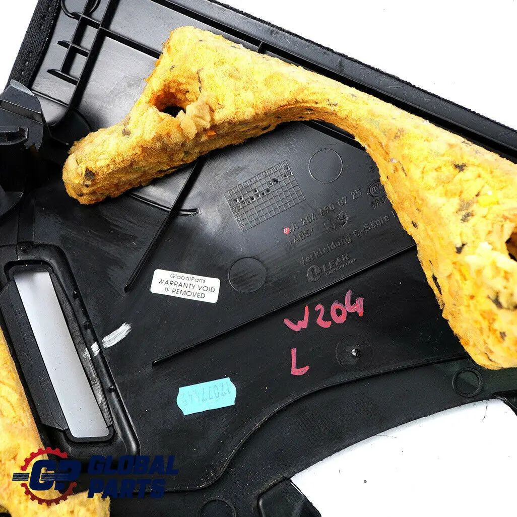 Pilastro C Coprire Pannello Baule Posteriore sinistra per Mercedes W204 con numero di parte A2046900725 Mercedes W204 Pilastro C Coprire Pannello Baule Posteriore sinistra - SKU A2046900725-1 - Numero di parte A2046900725