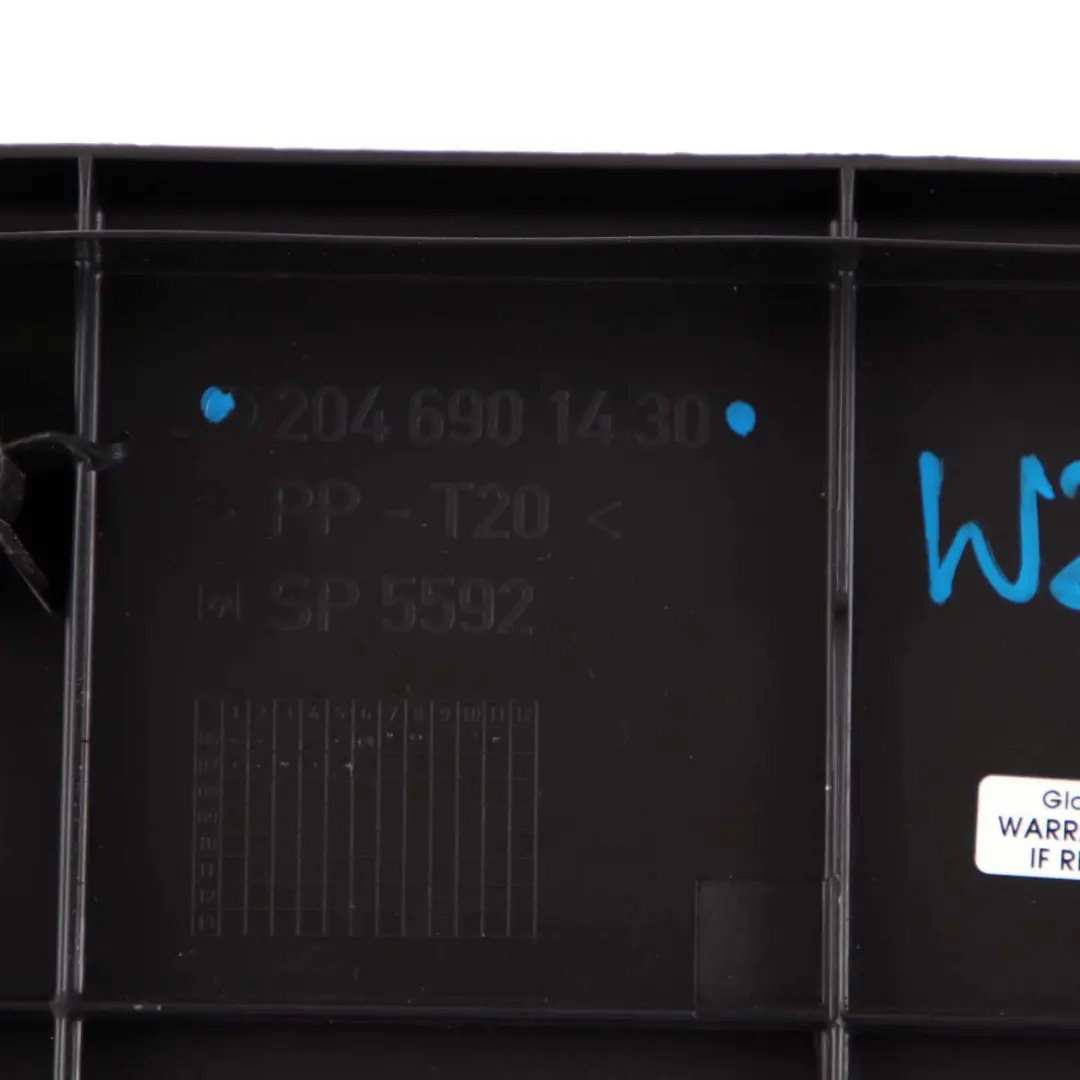 Mercedes-Benz C-Class W204 Trunk Boot Floor Cover Trim Panel Black to with Part number A2046901430 Mercedes-Benz C-Class W204 Trunk Boot Floor Cover Trim Panel Black - SKU A2046901430 - Part number A2046901430