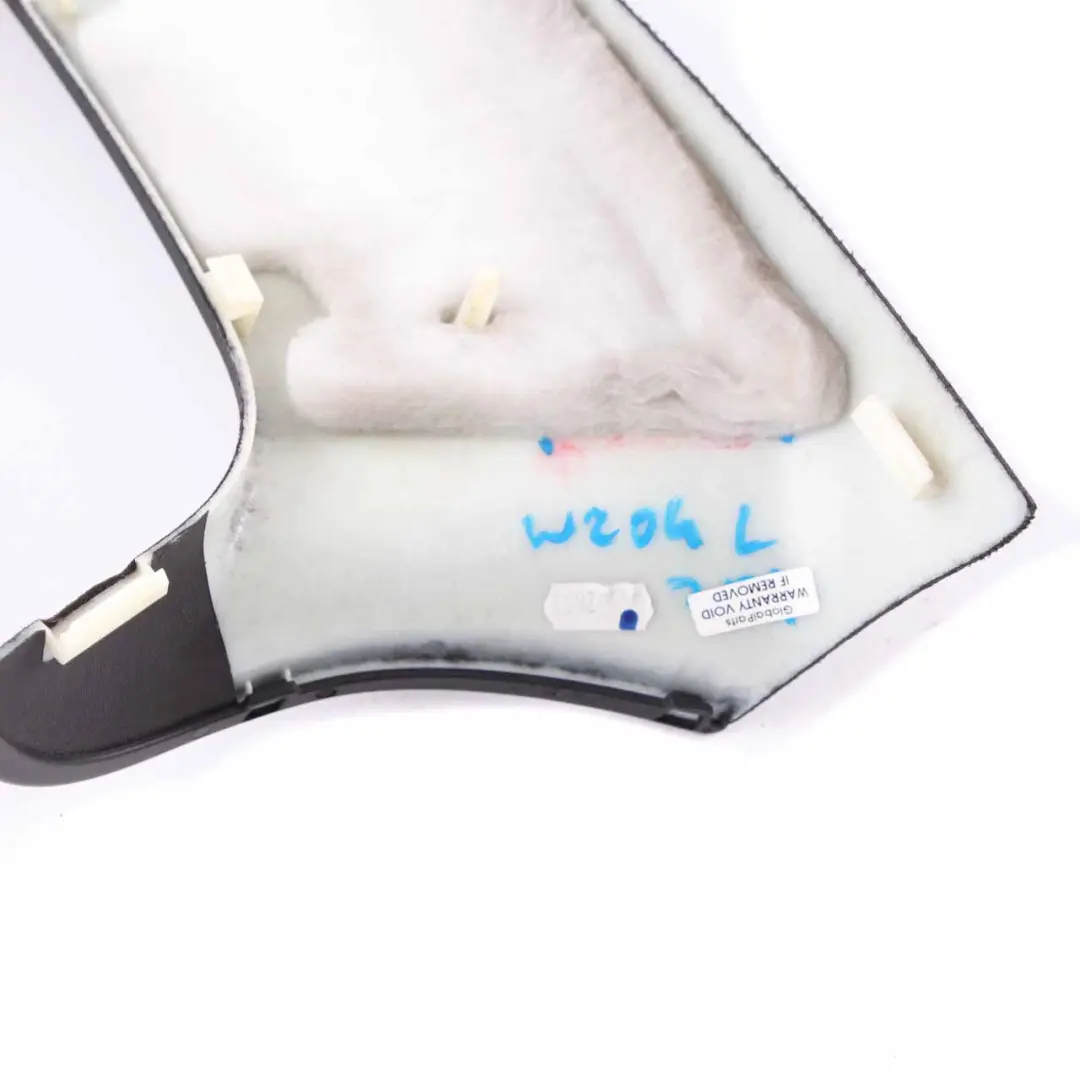 Interior Trim Cover Mercedes S204 Left N/S C-Pillar Rear Trim Black to with Part number A2046901525 Interior Trim Cover Mercedes S204 Left N/S C-Pillar Rear Trim Black - SKU A2046901525 - Part number A2046901525