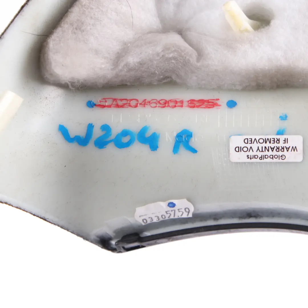 Interior Trim Cover Mercedes S204 Right O/S C-Pillar Rear Trim Black to with Part number A2046901625 Interior Trim Cover Mercedes S204 Right O/S C-Pillar Rear Trim Black - SKU A2046901625 - Part number A2046901625