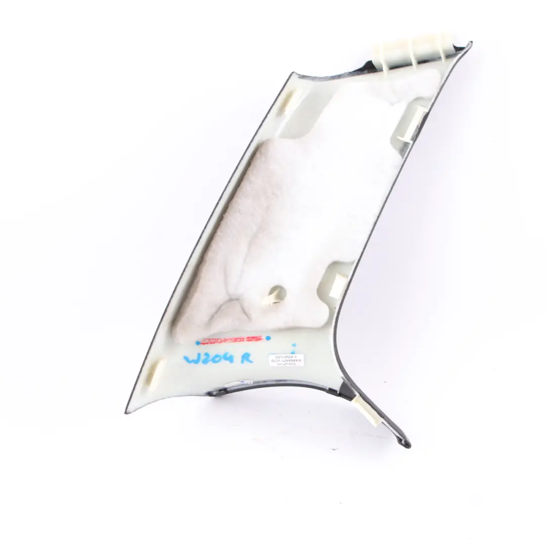  Interior Trim Cover Mercedes S204 Right O/S C-Pillar Rear Trim Black - SKU A2046901625 - Part number A2046901625