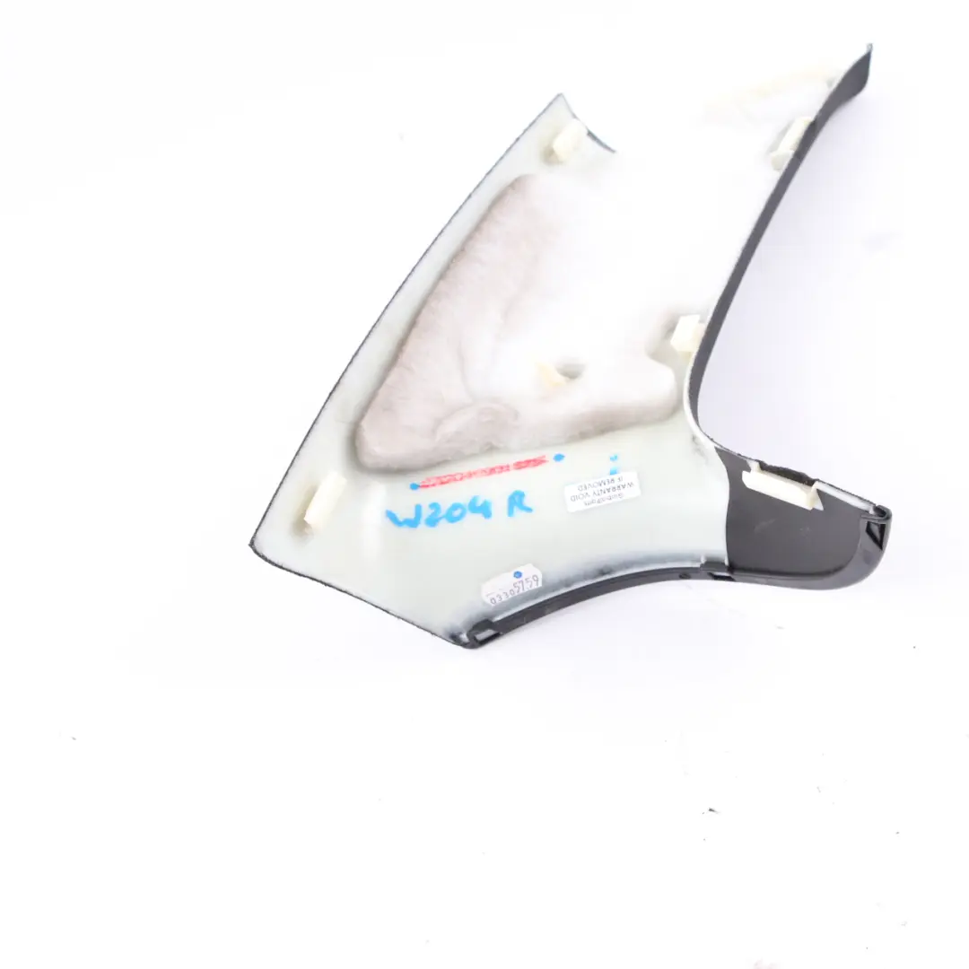 Interior Trim Cover Mercedes S204 Right O/S C-Pillar Rear Trim Black to with Part number A2046901625 Interior Trim Cover Mercedes S204 Right O/S C-Pillar Rear Trim Black - SKU A2046901625 - Part number A2046901625