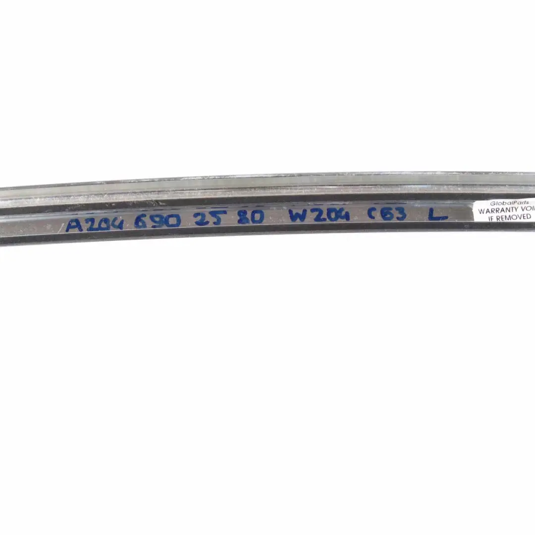Mercedes C204 Roof Strip Moulding Left N/S Trim Top Strip Chrome - SKU A2046902580 - Part number A2046902580