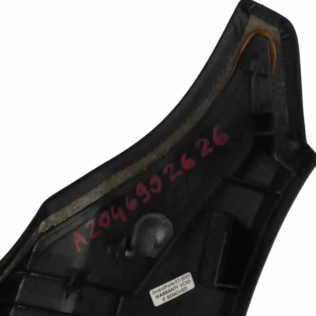 Lateral Panel Mercedes C204 Coupe Rear Right O/S Quarter Finisher Trim Cover to with Part number A2046902626 Lateral Panel Mercedes C204 Coupe Rear Right O/S Quarter Finisher Trim Cover - SKU A2046902626 - Part number A2046902626