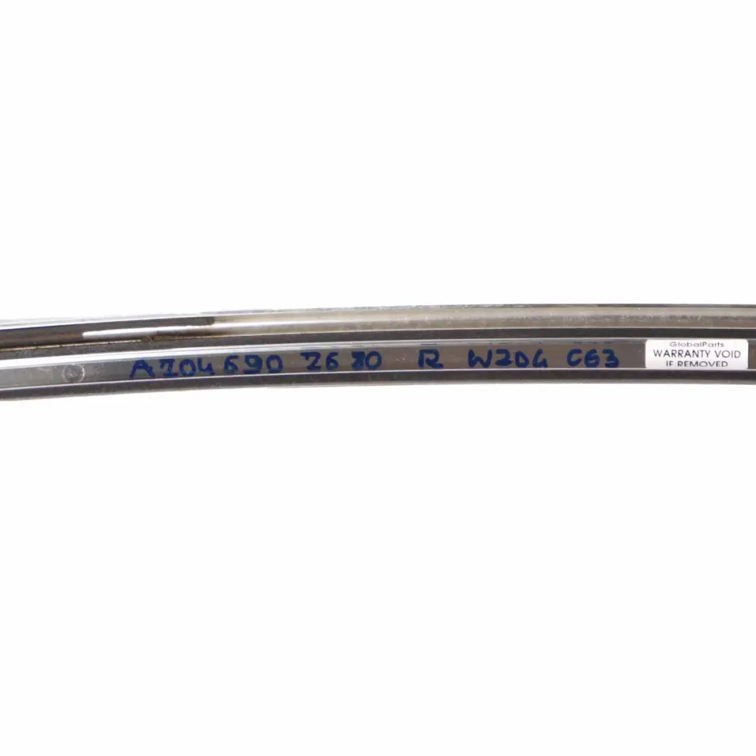 Techo Tira Moldura Derecha Trim Top Strip Cromo para Mercedes W204 con número de pieza A2046902680 Mercedes W204 Techo Tira Moldura Derecha Trim Top Strip Cromo - SKU A2046902680 - Número de pieza A2046902680