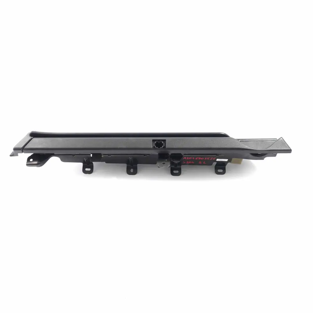 Mercedes W204 Estate Boot Trunk Left N/S Rail Compartment Trim Black - SKU A2046903325 - Part number A2046903325