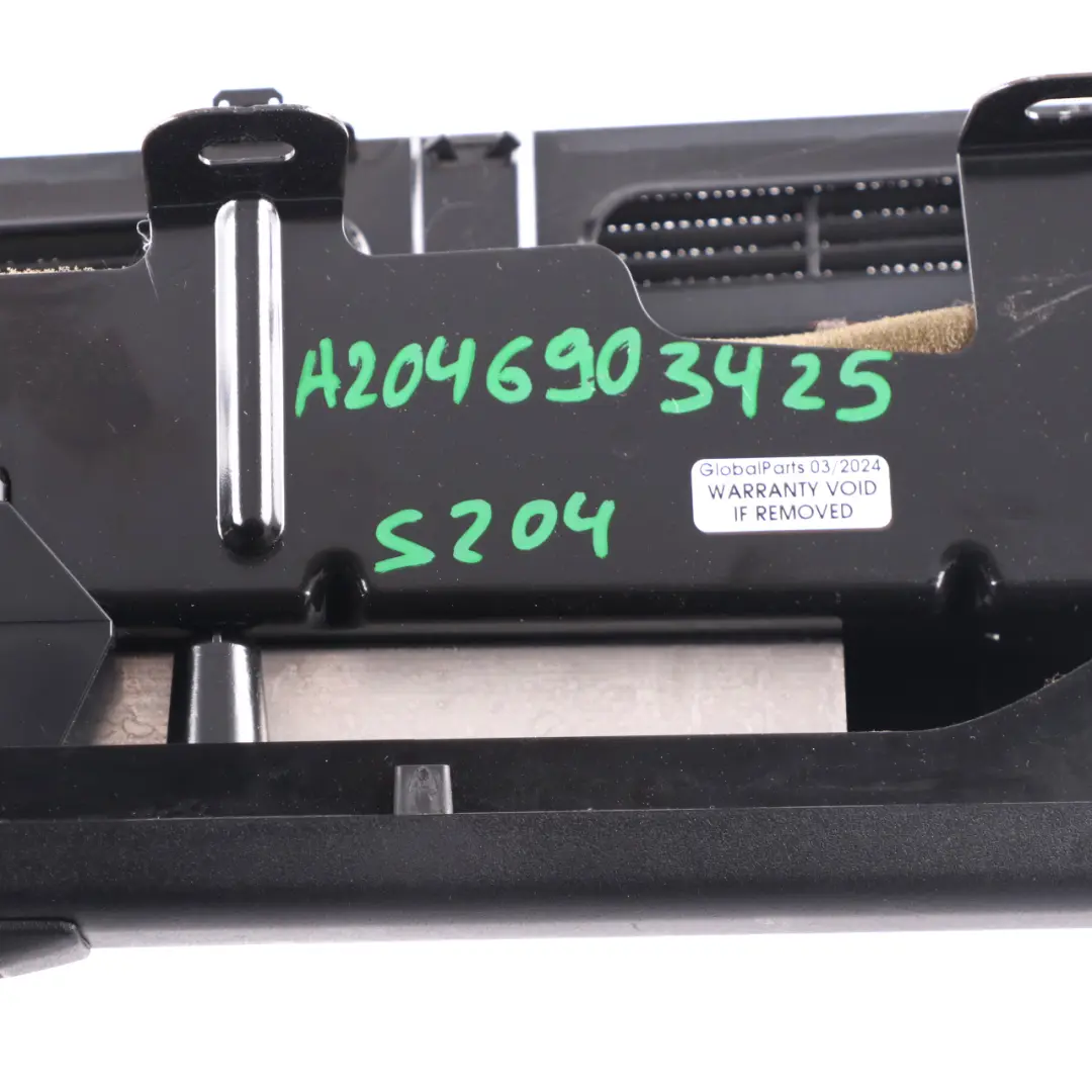  Trunk Trim Mercedes S204 Estate Shelf Side Rail Right O/S Black - SKU A2046903425 - Part number A2046903425