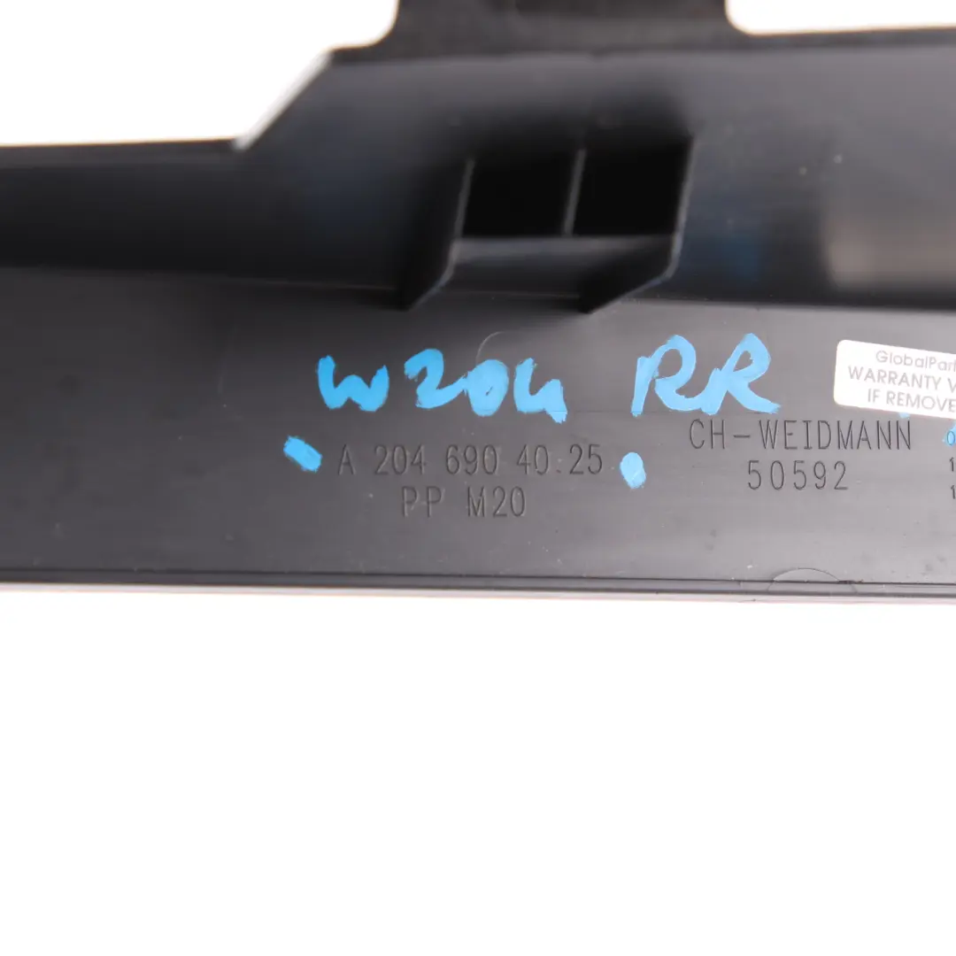 Interior Trim Panel Mercedes S204 Rear Right O/S Wheel Arch Cover to with Part number A2046904025 Interior Trim Panel Mercedes S204 Rear Right O/S Wheel Arch Cover - SKU A2046904025 - Part number A2046904025