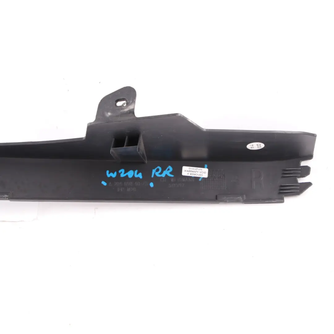  Pannello rivestimento interno Mercedes S204 Copertura ruota posteriore destra - SKU A2046904025 - Numero di parte A2046904025