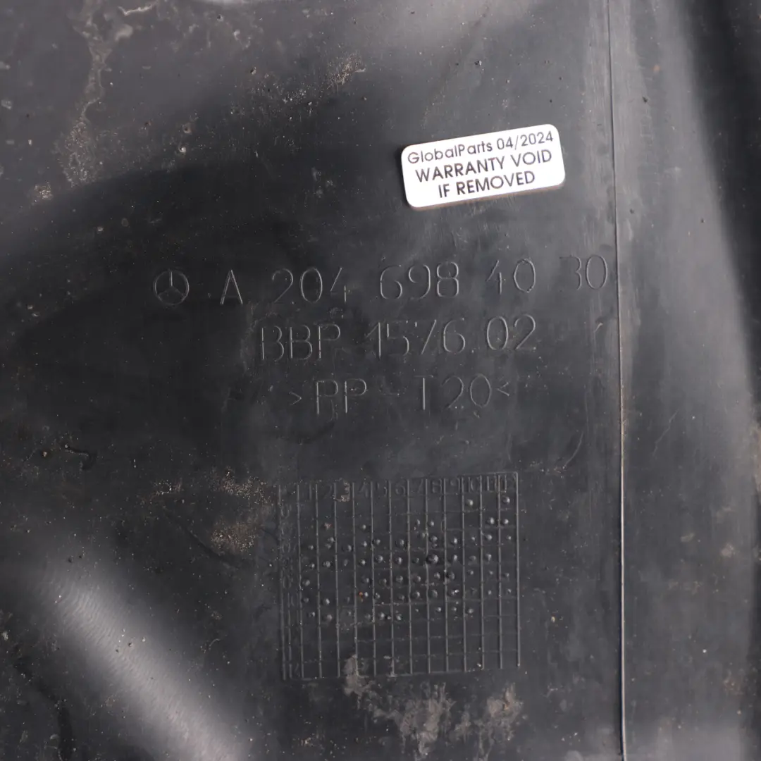 Mercedes W204 Osłona Nadkole Prawy Przód Prawe - SKU A2046904830 - Numer Części A2046904830