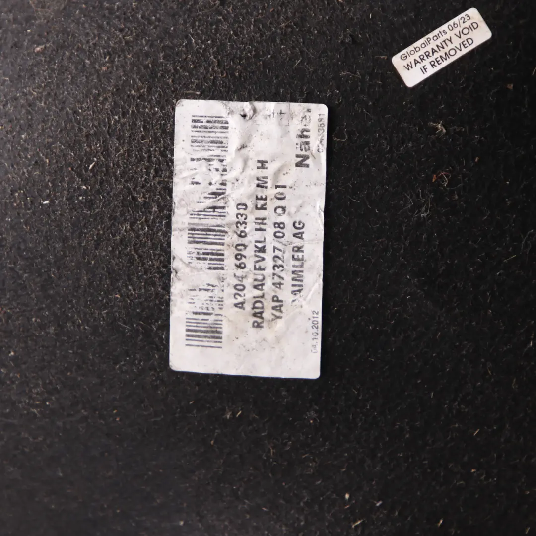 Passaruota posteriore destro Coperchio della timoneria per Mercedes W204 con numero di parte A2046906330 Mercedes W204 Passaruota posteriore destro Coperchio della timoneria - SKU A2046906330 - Numero di parte A2046906330