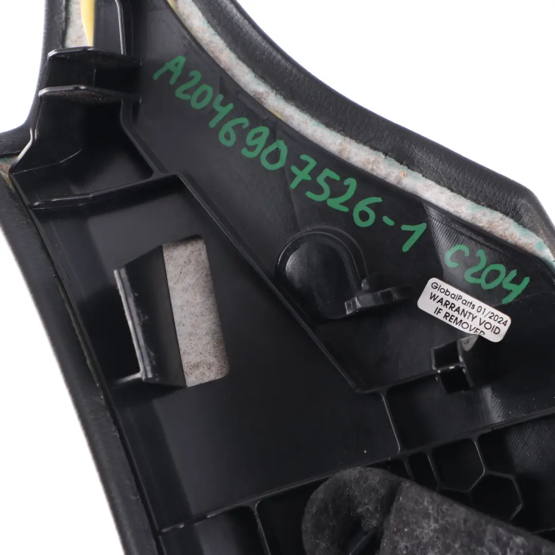 Lateral Trim Panel Mercedes C204 Rear Left N/S Lateral Side Cover Leather Red to with Part number A2046907526 Lateral Trim Panel Mercedes C204 Rear Left N/S Lateral Side Cover Leather Red - SKU A2046907526-1 - Part number A2046907526