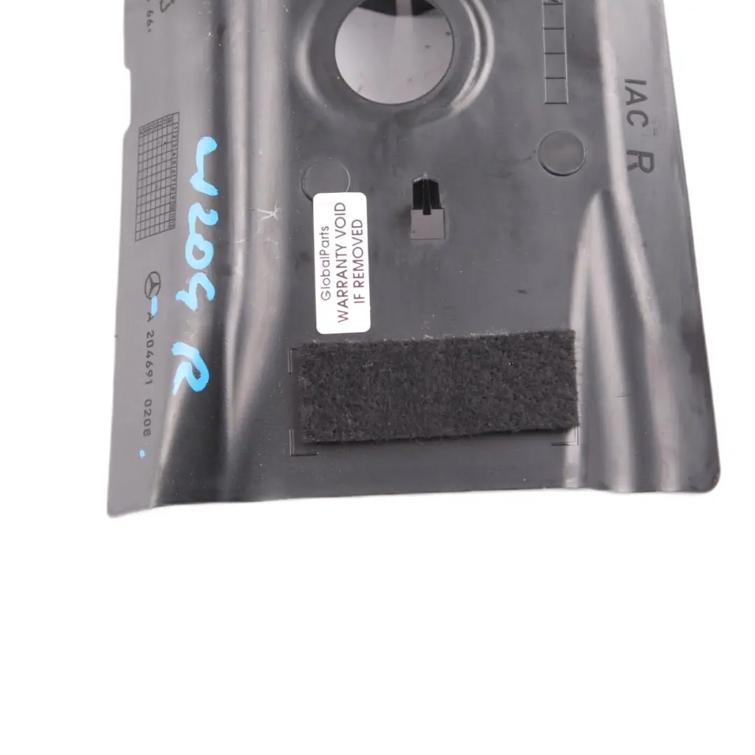  Tapa Pilar B Mercedes W204 Columna Derecha Embellecedor Panel Negro - SKU A2046910208 - Número de pieza A2046910208