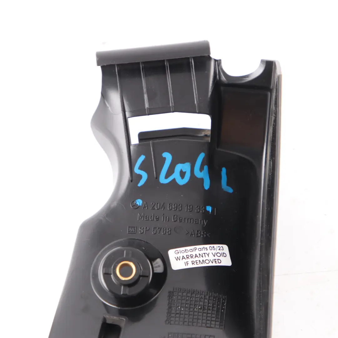 Mercedes W204 Touring Seat Belt Cover Rear Left N/S Trim Panel Guide - SKU A2046931933 - Part number A2046931933