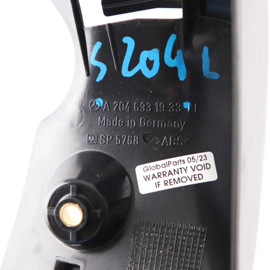 Belt Cover Rear Left N/S Trim Panel Guide to Mercedes W204 Touring Seat with Part number A2046931933 Mercedes W204 Touring Seat Belt Cover Rear Left N/S Trim Panel Guide - SKU A2046931933 - Part number A2046931933