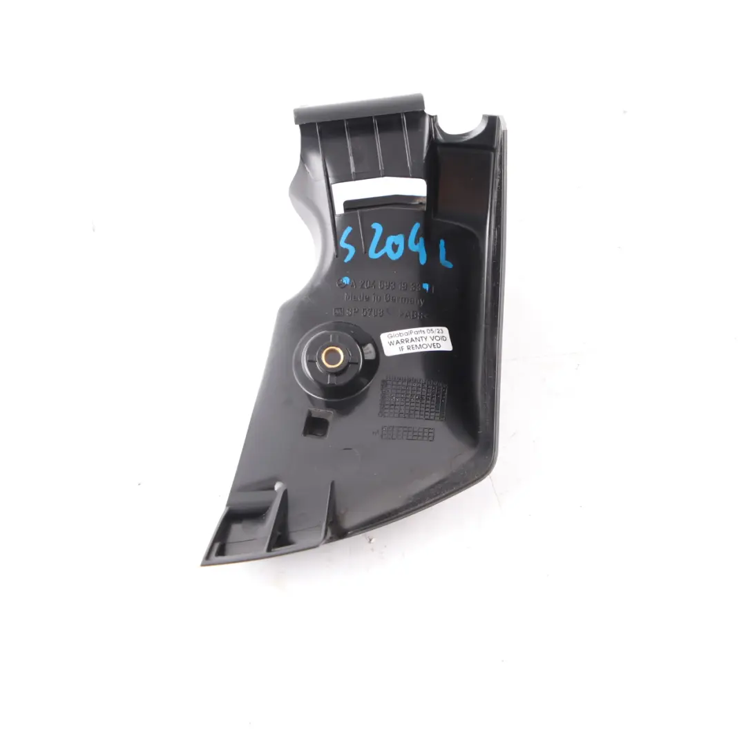 Belt Cover Rear Left N/S Trim Panel Guide to Mercedes W204 Touring Seat with Part number A2046931933 Mercedes W204 Touring Seat Belt Cover Rear Left N/S Trim Panel Guide - SKU A2046931933 - Part number A2046931933