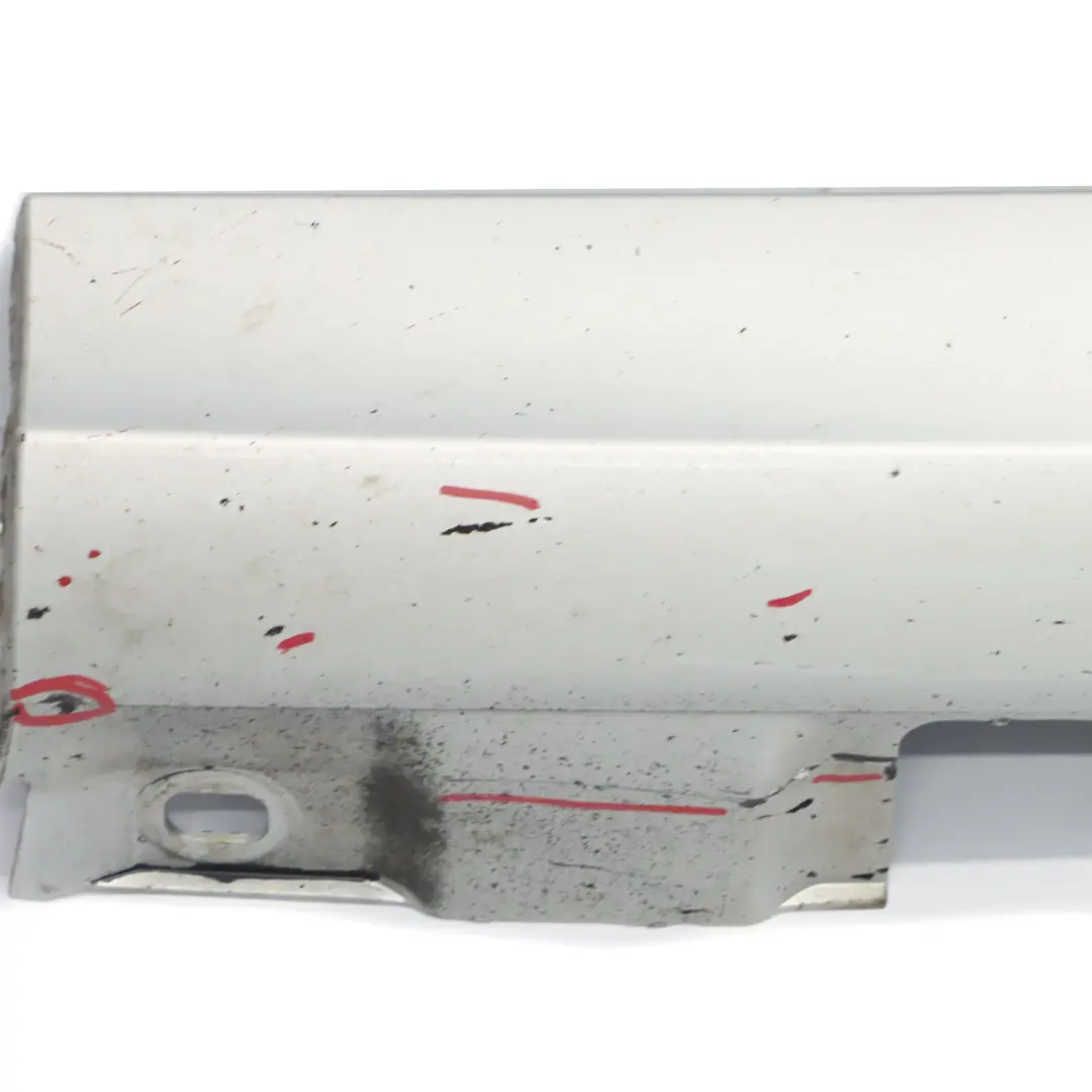 Mercedes W204 Side Skirt Door Sill Cover Left N/S Iridium Silver Metallic - 775 - SKU A2046980354-IRS1 - Part number A2046980354