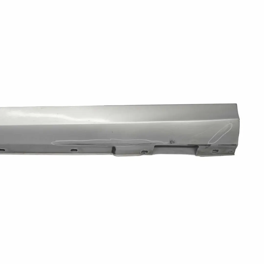 Side Skirt Door Sill Cover Left N/S Iridium Silver Metallic - 775 to Mercedes W204 with Part number A2046980354 Mercedes W204 Side Skirt Door Sill Cover Left N/S Iridium Silver Metallic - 775 - SKU A2046980354-IRS - Part number A2046980354
