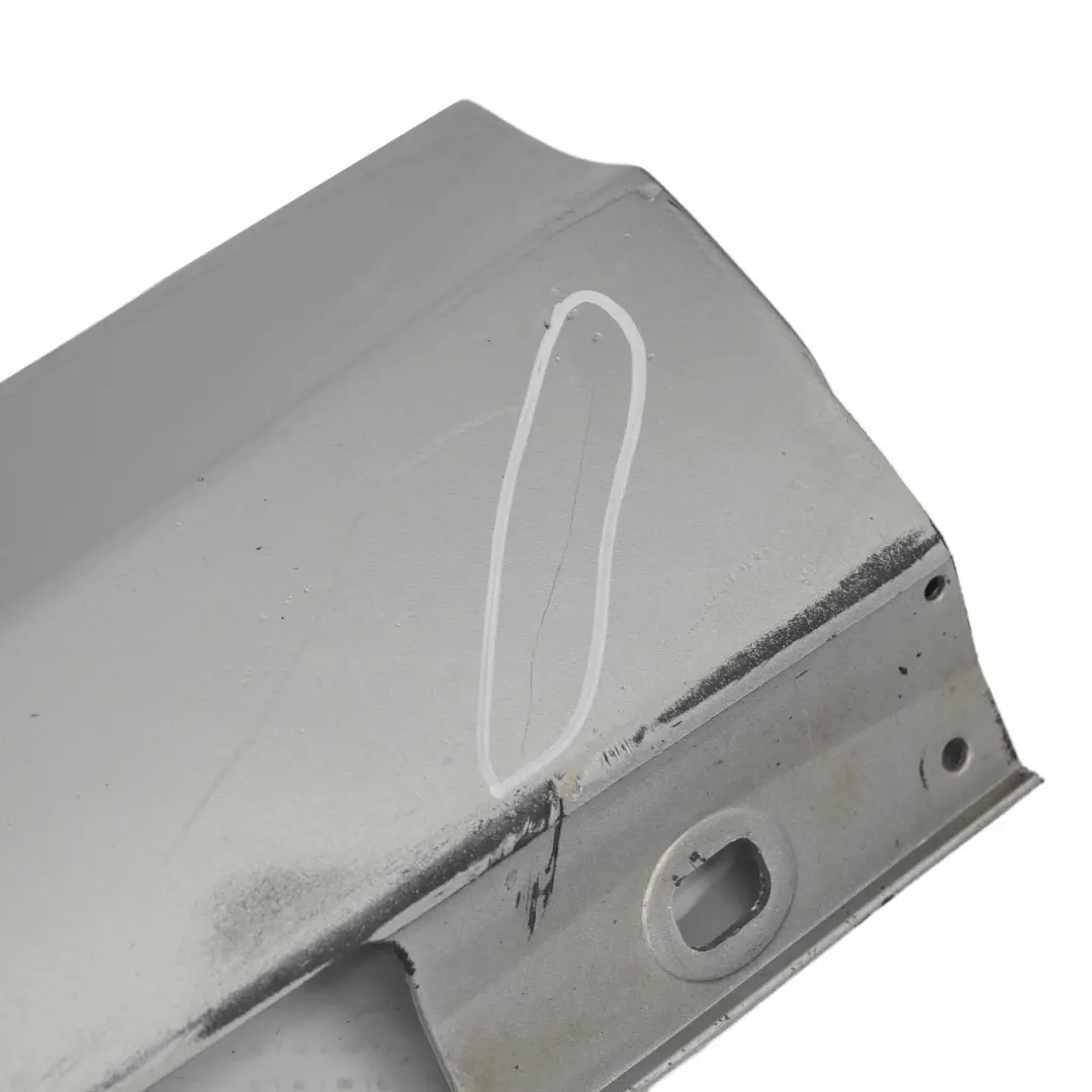 Mercedes W204 Side Skirt Door Sill Cover Left N/S Iridium Silver Metallic - 775 - SKU A2046980354-IRS - Part number A2046980354