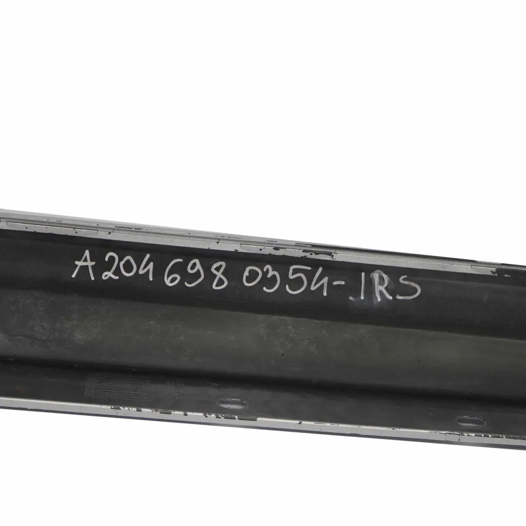 Mercedes W204 Side Skirt Door Sill Cover Left N/S Iridium Silver Metallic - 775 - SKU A2046980354-IRS - Part number A2046980354