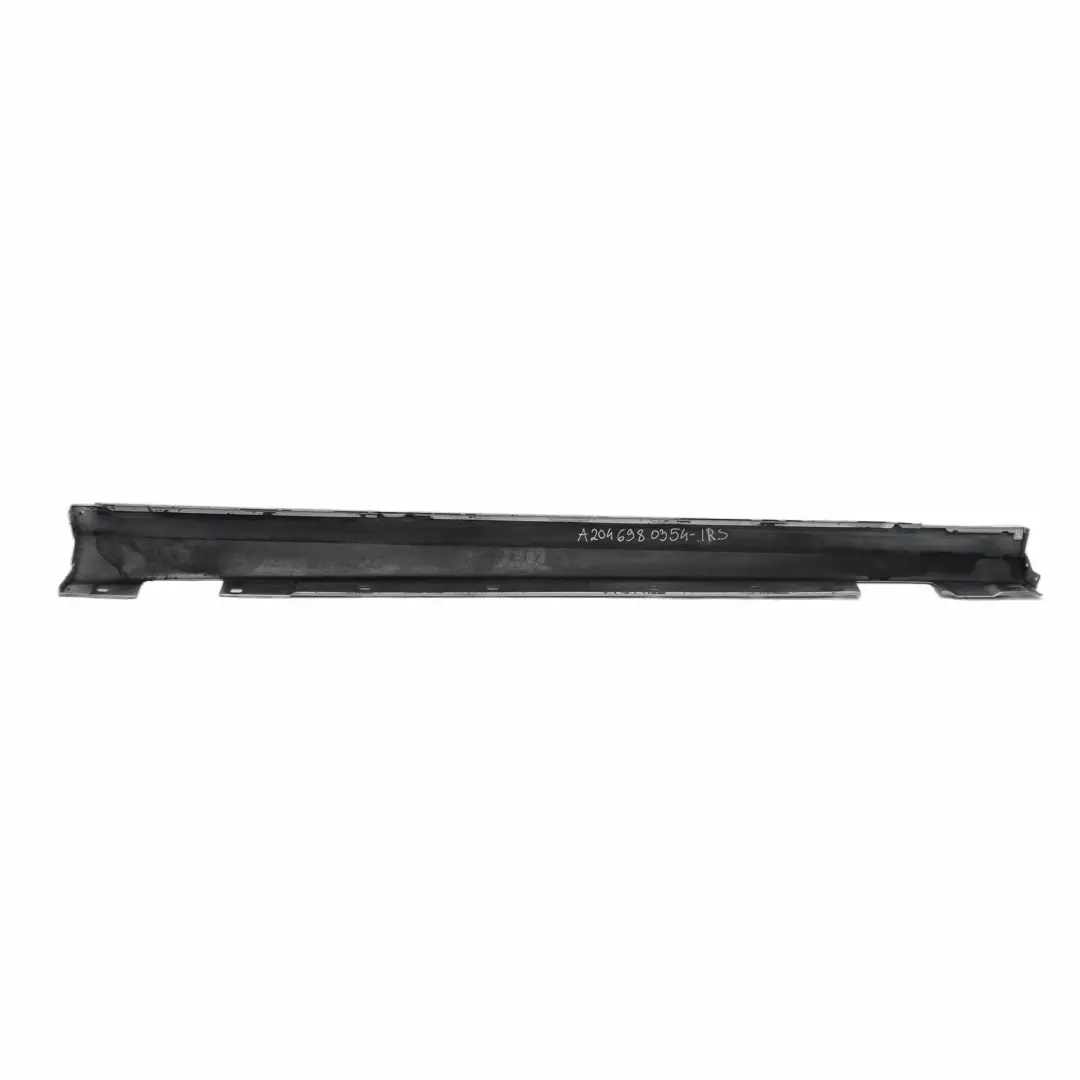 Mercedes W204 Side Skirt Door Sill Cover Left N/S Iridium Silver Metallic - 775 - SKU A2046980354-IRS - Part number A2046980354