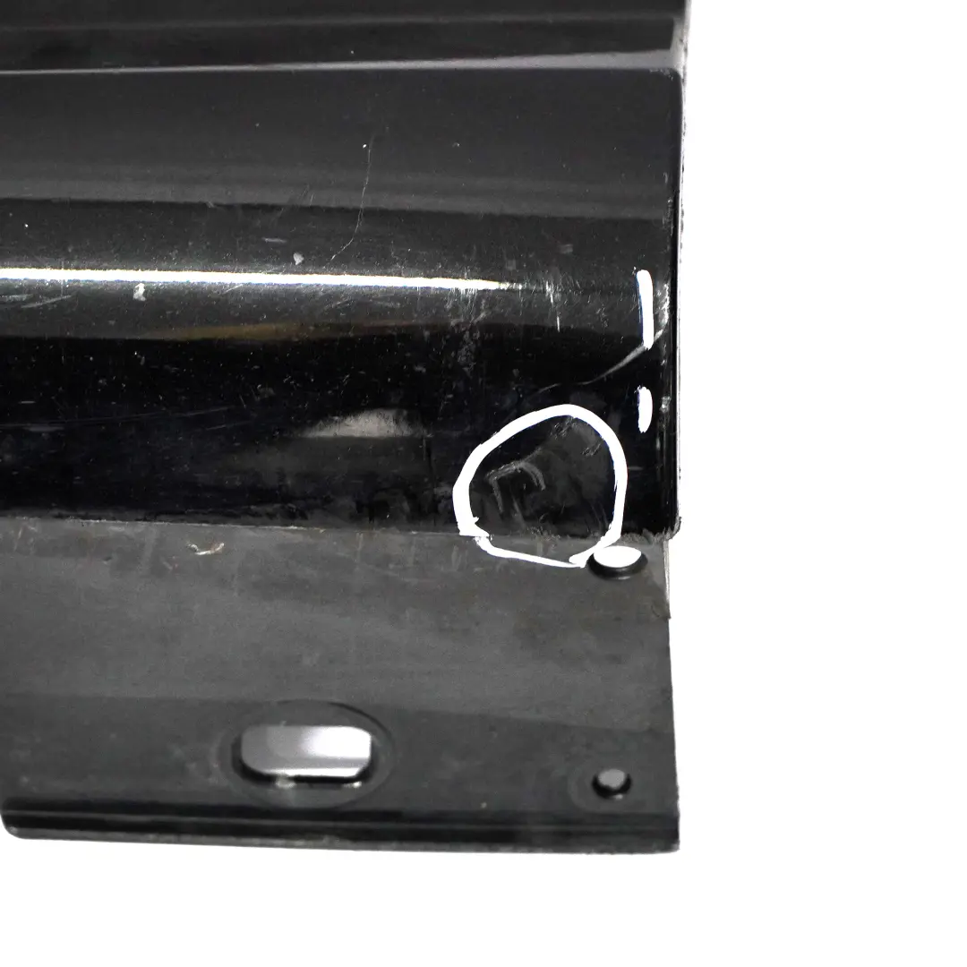 Mercedes W204 Side Skirt Door Sill Cover Left N/S Obsidian Black Metallic - 197 - SKU A2046980354-OB1 - Part number A2046980354